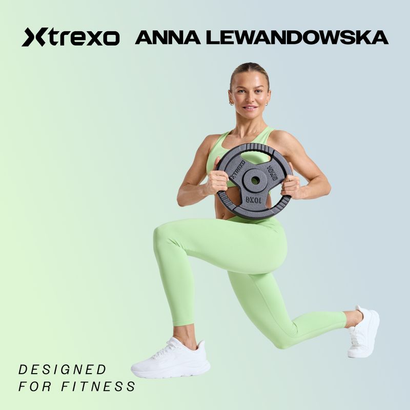 Диск чавунний прогумований XTREXO чорний RW20 20 кг 2