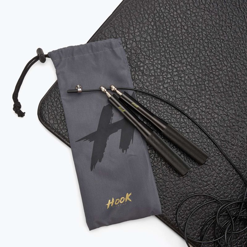 Скакалка HOOK FIGHTING bokserska HKF-JPR01B чорний 4