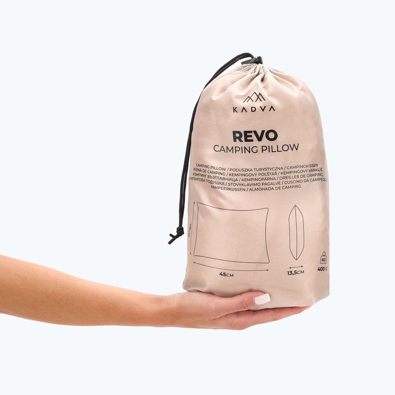 Подушка туристична KADVA Revo бежевий 5