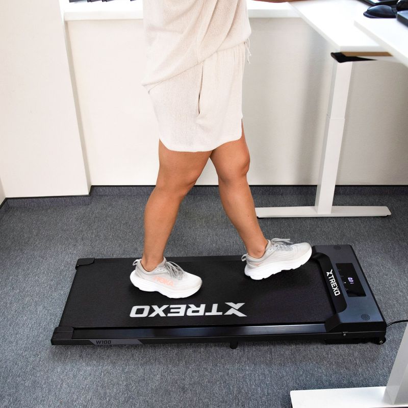Бігова доріжка електрична XTREXO Walking Pad W100 чорний 5