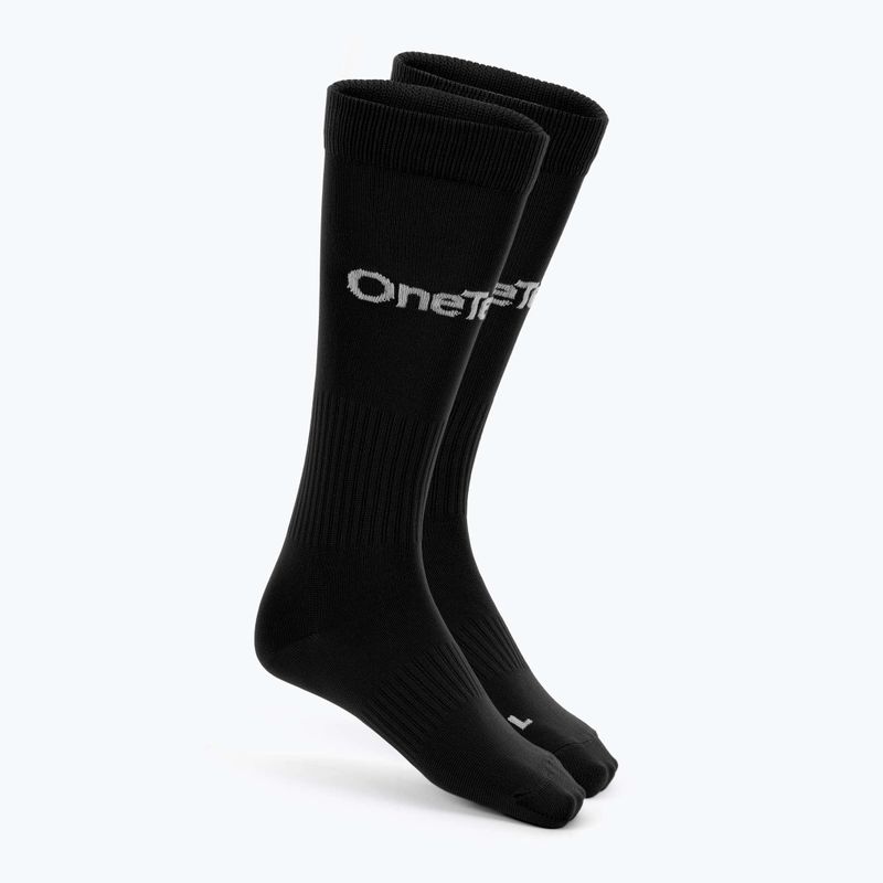 Дитячі футбольні шкарпетки OneTeam Precision football socks набір 2-pack чорний