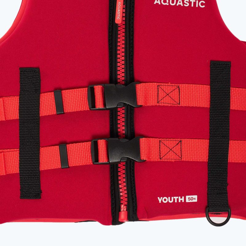 Жилет страхувальний дитячий AQUASTIC Youth 50N червоний 5