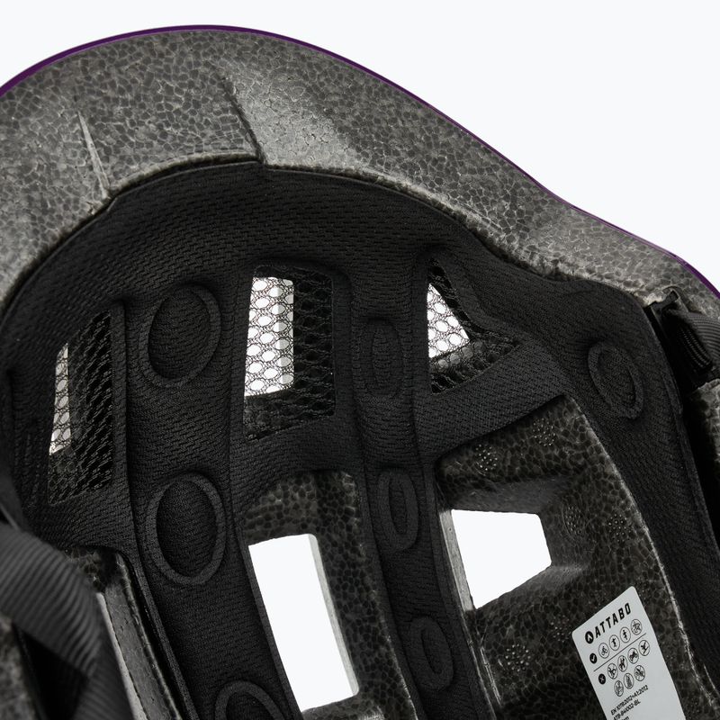 Шолом велосипедний дитячий ATTABO K200 фіолетовий 7