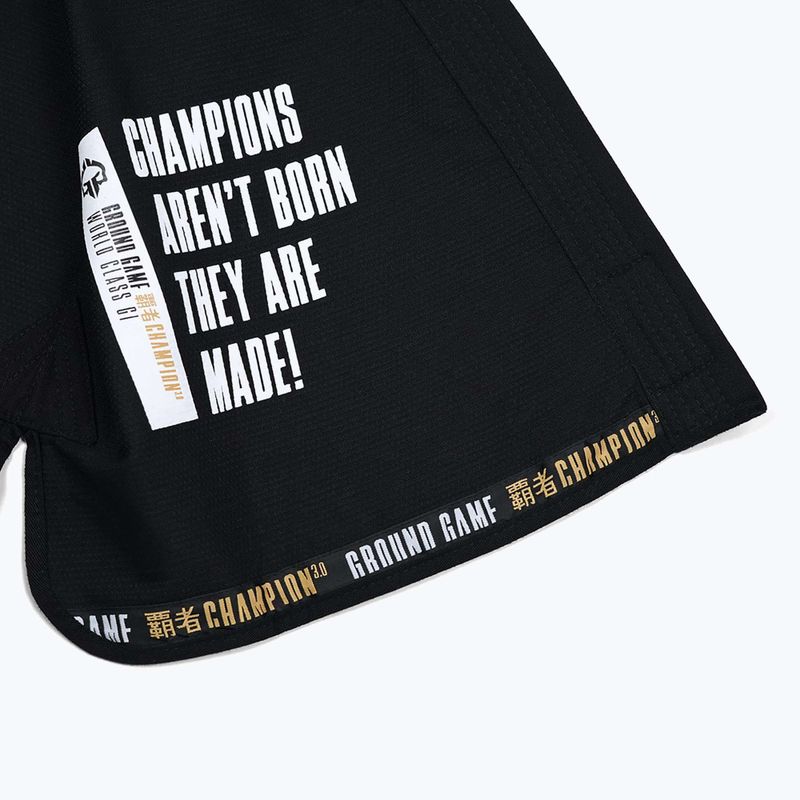 Гі для бразильського джиу-джитсу Ground Game Champion 3.0 чорний 19