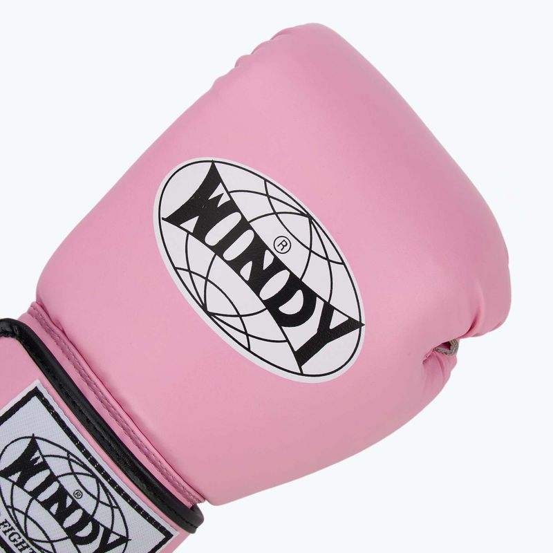 Рукавиці боксерські WINDY Classic Synthetic Leather pink 5