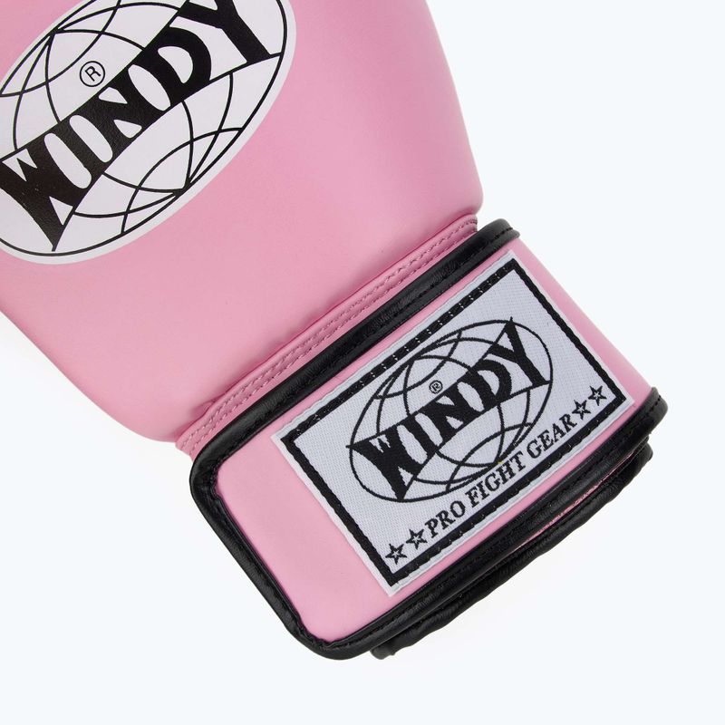Рукавиці боксерські WINDY Classic Synthetic Leather pink 6