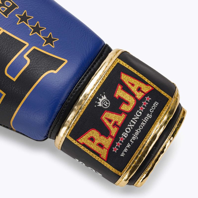 Рукавиці боксерські RAJA BOXING Origin Standard Genuine Leather blue 6