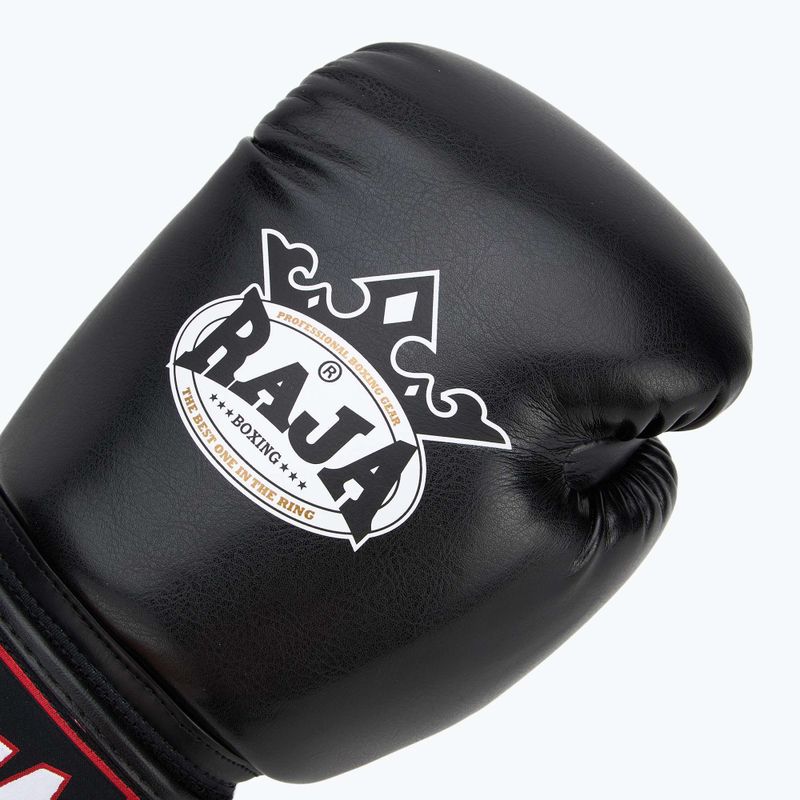 Рукавиці боксерські RAJA BOXING Single Semi Leather black 5
