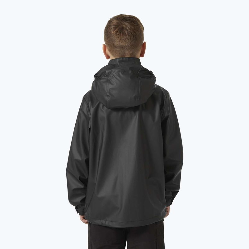 Куртка вітрильна дитяча Helly Hansen Moss black 2