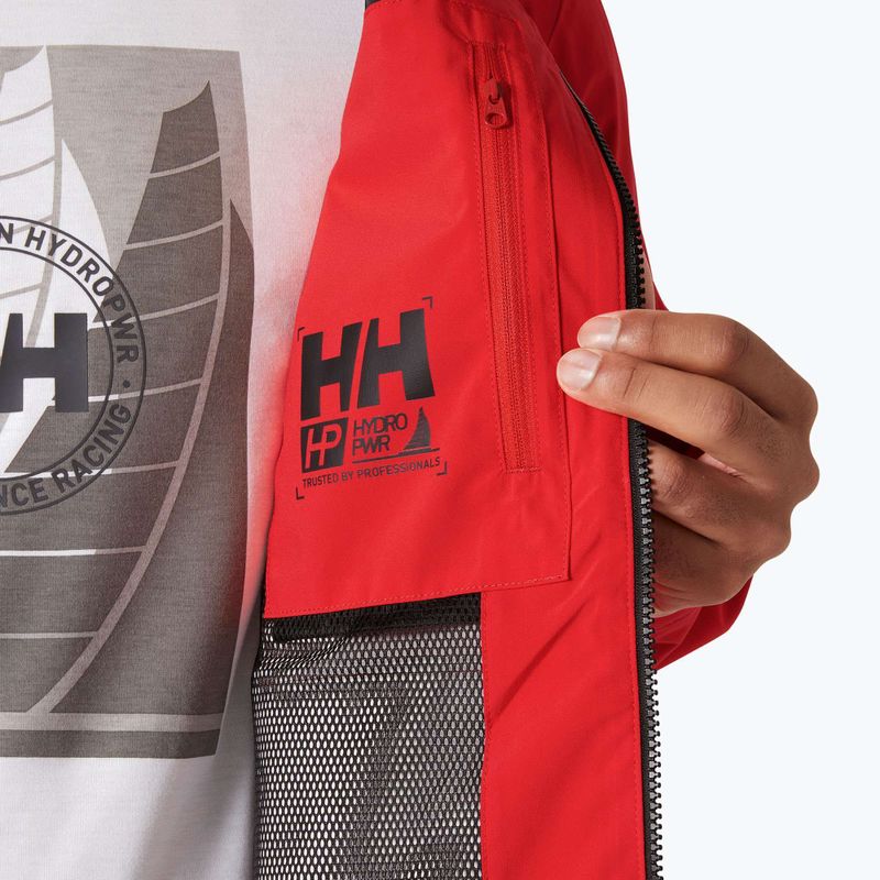 Куртка вітрильна чоловіча Helly Hansen Hp Racing Hooded 2.0 alert red 5