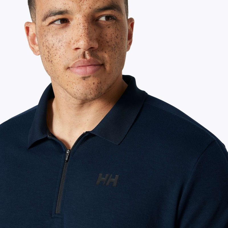 Футболка поло чоловіча Helly Hansen Hp 1/2 Zip Polo navy 3
