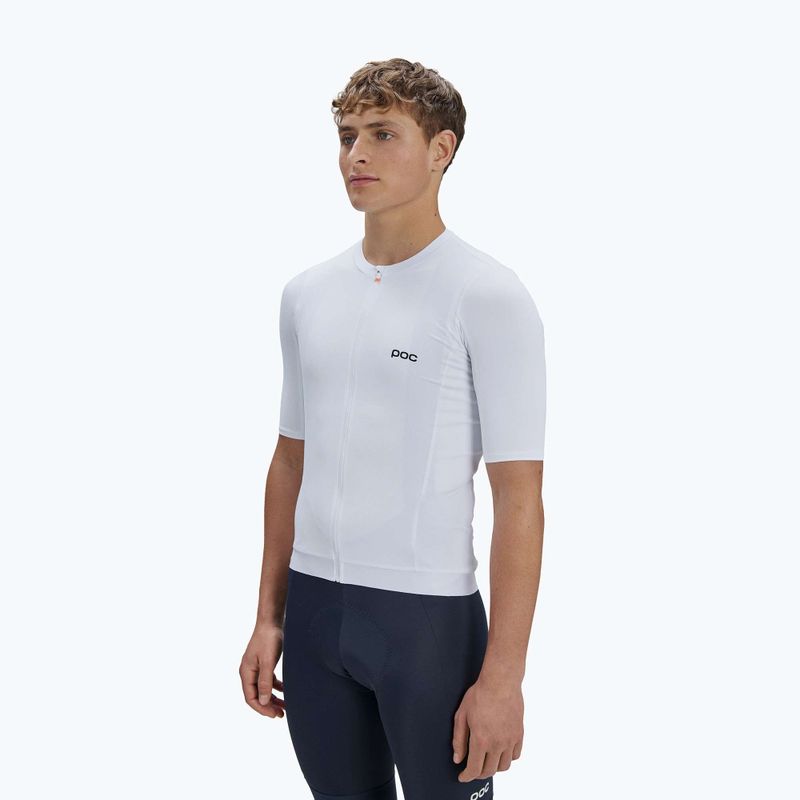Футболка велосипедна чоловіча POC Cadence Jersey hydrogen white