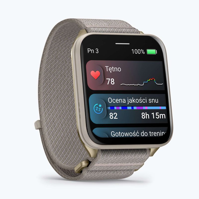Годинник Garmin Venu X1 soft gold/french gray 2