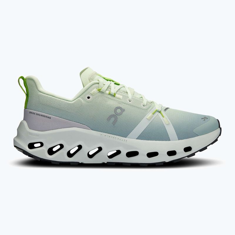 Кросівки для бігу жіночі On Cloudsurfer Trail Waterproof lima/mineral 9
