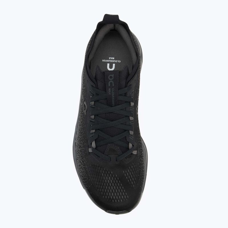 Кросівки для бігу чоловічі On Cloudsurfer Max Wide black/eclipse 5