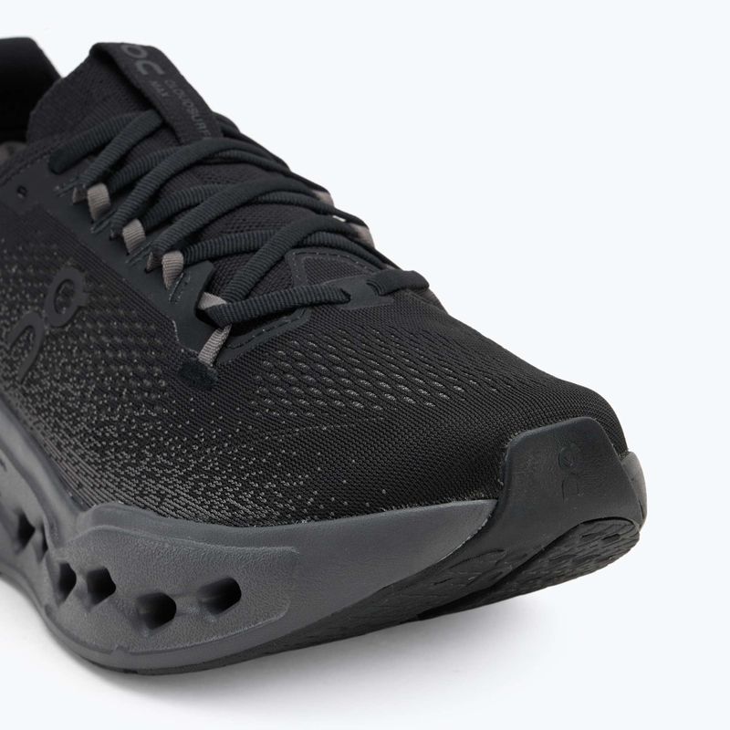 Кросівки для бігу чоловічі On Cloudsurfer Max Wide black/eclipse 7