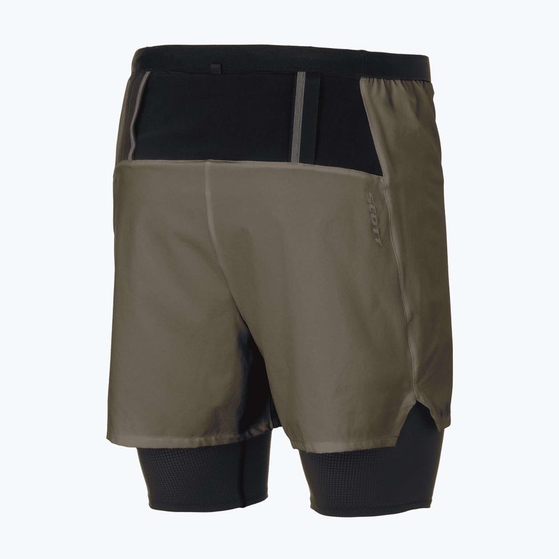 Шорти для бігу чоловічі SCOTT Hybrid Endurance Tech wood grey/black 2