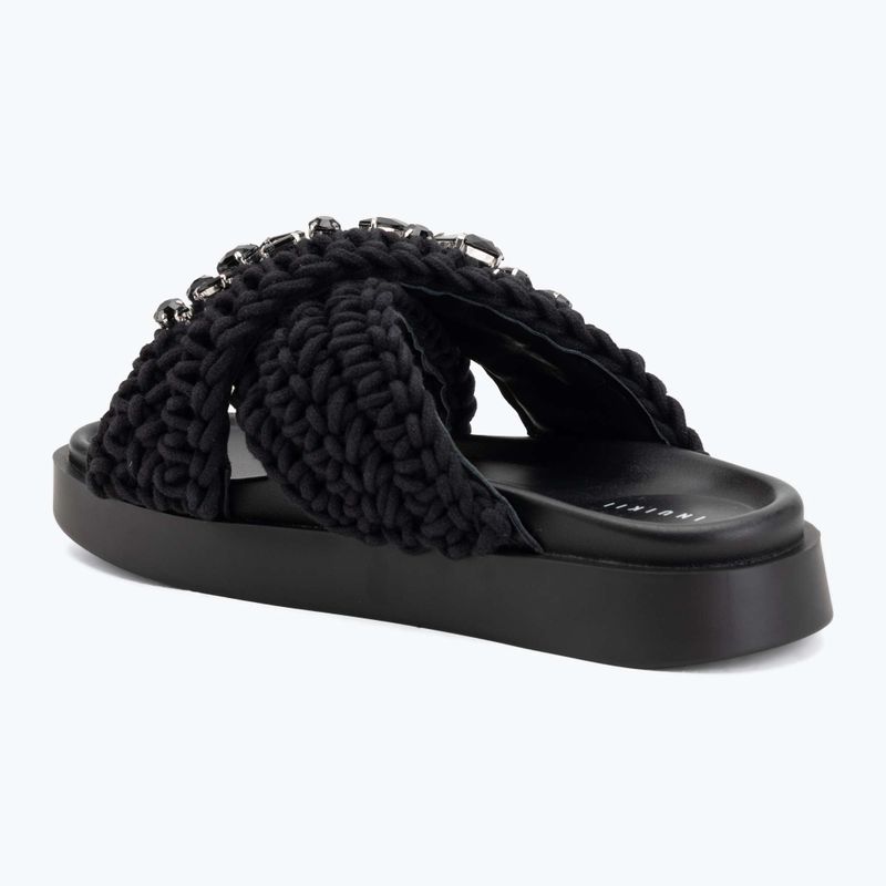 Шльопанці жіночі INUIKII Woven Stones black 3