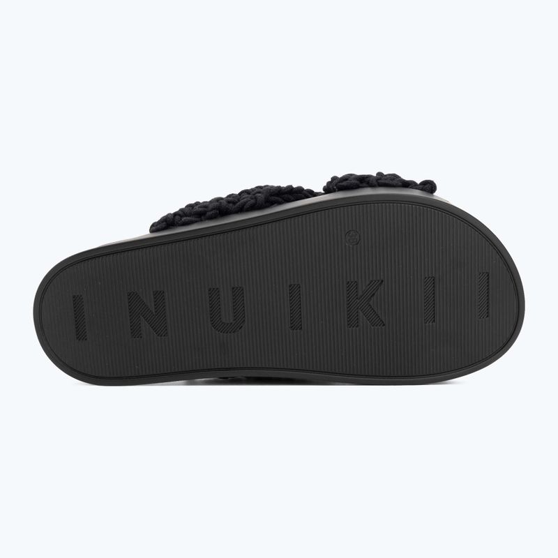 Шльопанці жіночі INUIKII Woven Stones black 4