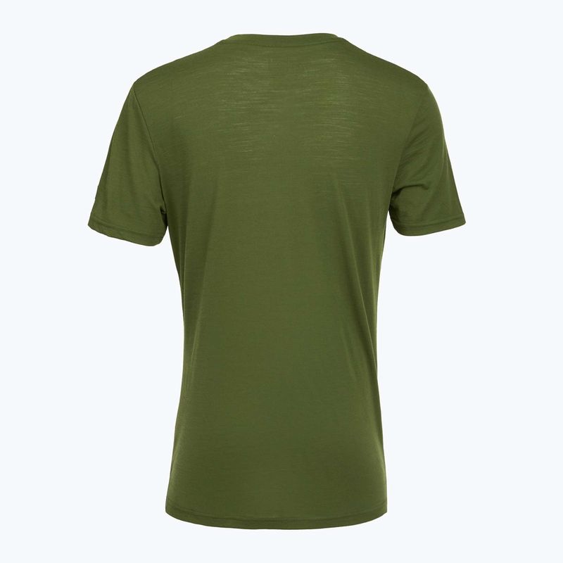 Футболка чоловіча super.natural Bicycle Nomad Tee chive/jet black 2