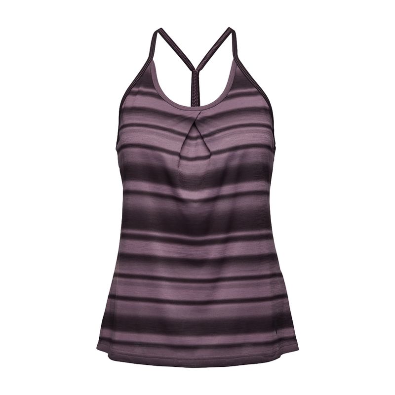 Футболка трекінгова жіноча Black Diamond Integrale Tank mulberry stripe 4