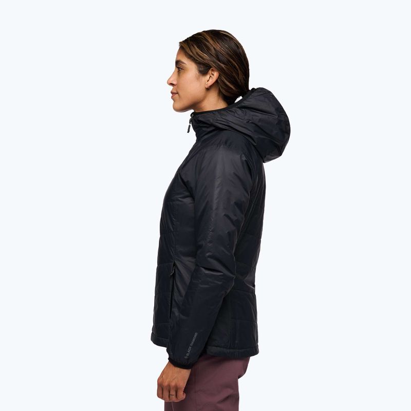 Куртка утеплена жіноча Black Diamond Solution 2.0 Hoody black 3