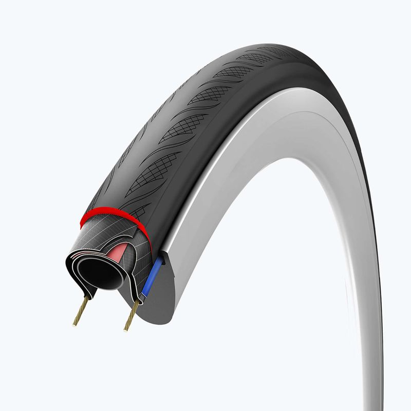 Шина велосипедна Vittoria Rubino V G2.0 700 x 28C чорний/бежевий 4