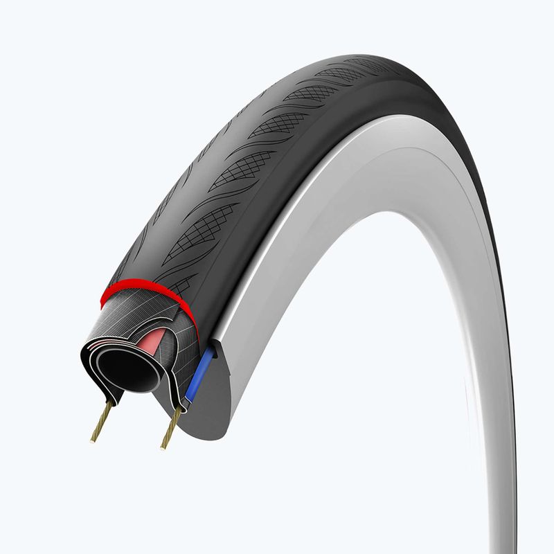 Шина велосипедна Vittoria Rubino V G2.0 700 x 30C чорний/бежевий 4