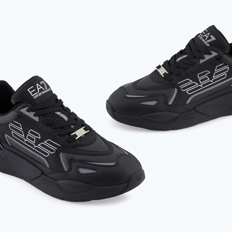 Кросівки EA7 Emporio Armani Ace Runner Special triple black / silver 13