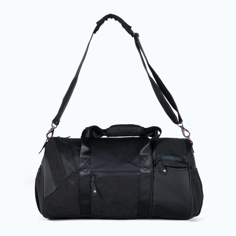Сумка боксерська Hayabusa Elite Boxing Duffle Bag чорна EBDB-BK-ONE