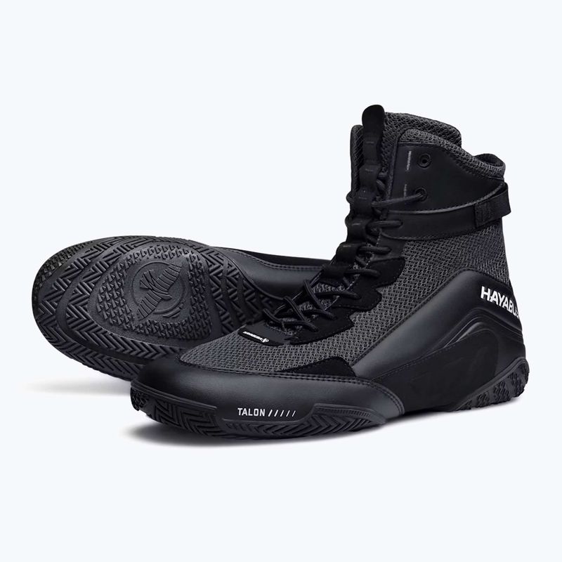 Кросівки боксерські чоловічі Hayabusa Talon Boxing black 10