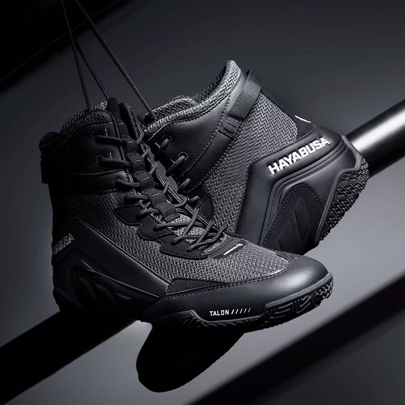 Кросівки боксерські чоловічі Hayabusa Talon Boxing black 11