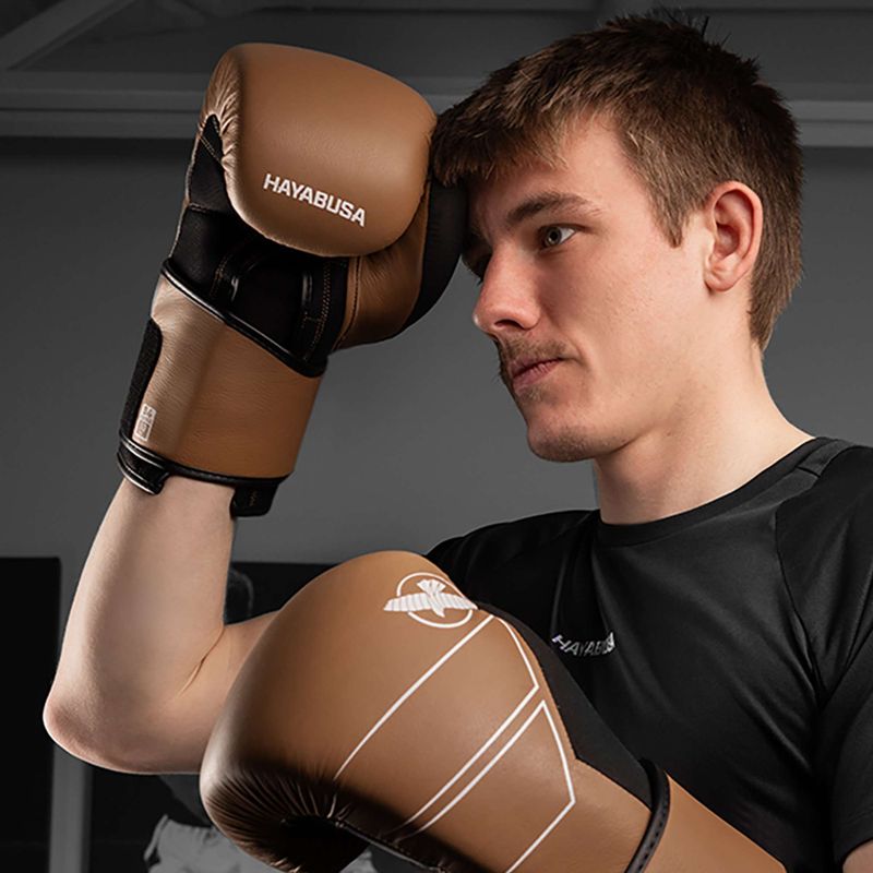 Рукавиці боксерські Hayabusa S4 Leather golden brown 10
