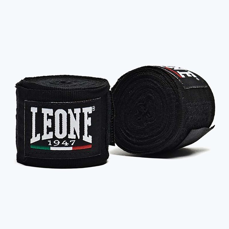 Бинти боксерські LEONE 1947 Hand Wraps 350 см black 4