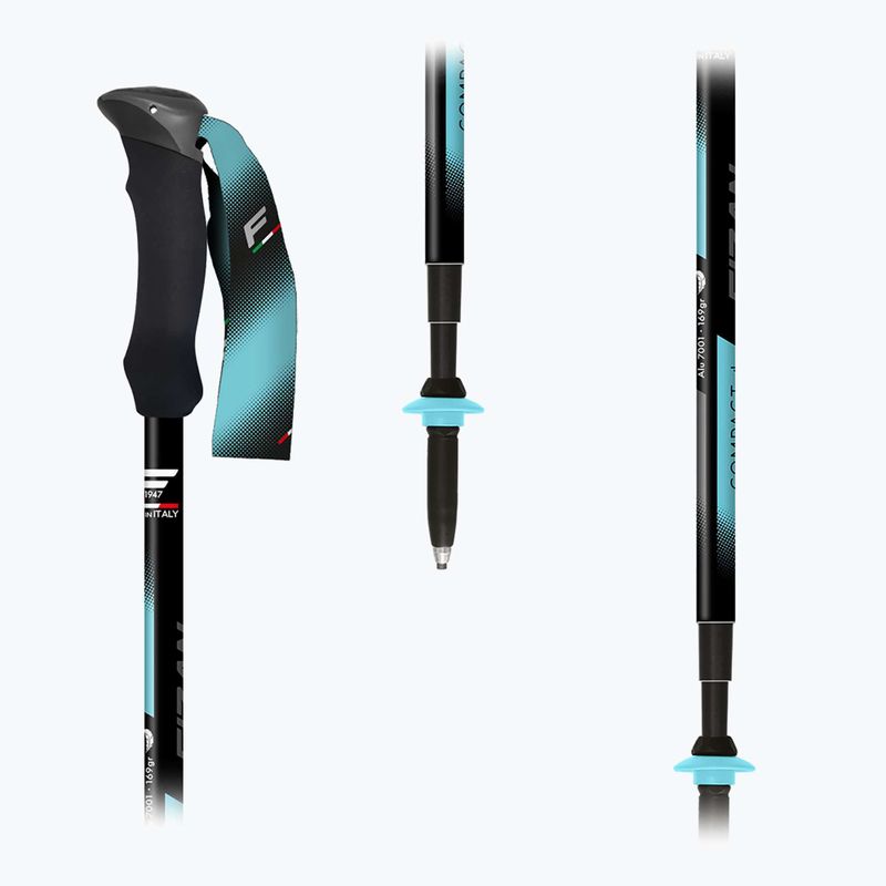 Палиці трекінгові Fizan Compact Tech 4 light blue 5