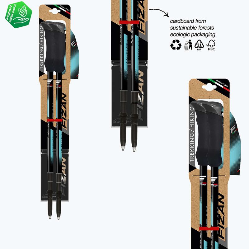 Палиці трекінгові Fizan Compact Tech 4 light blue 6