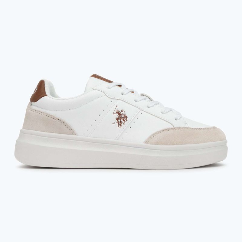 Кросівки чоловічі U.S. Polo Assn. CODY003B white/light brown 2