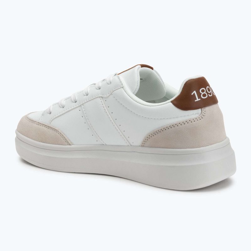 Кросівки чоловічі U.S. Polo Assn. CODY003B white/light brown 3