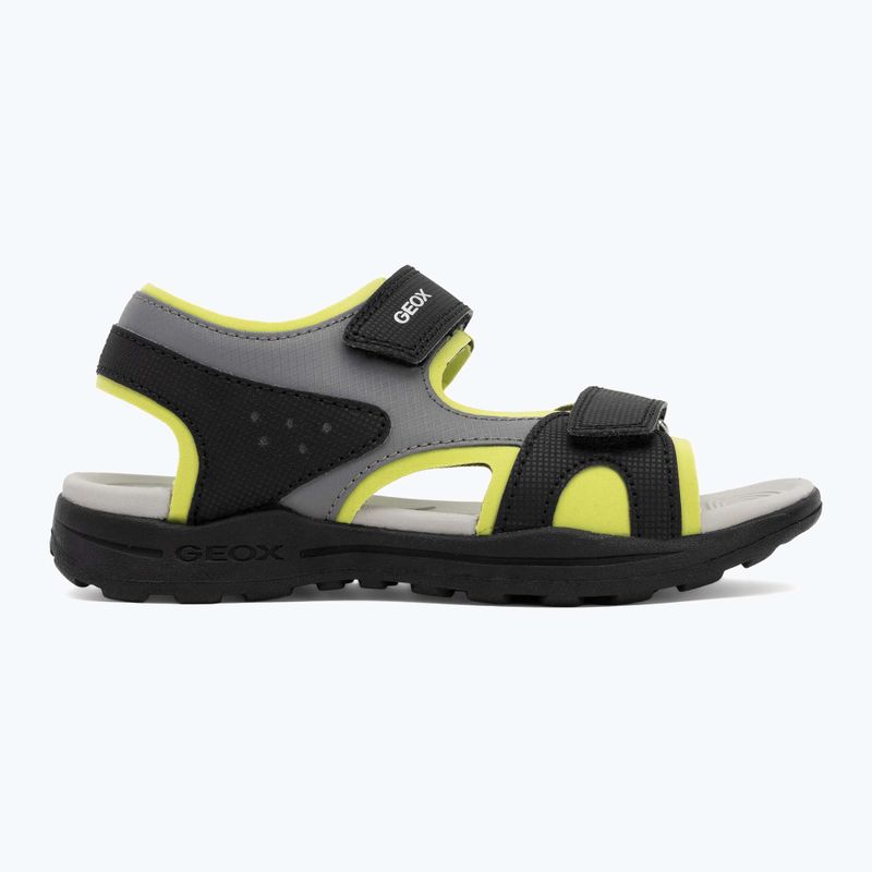 Сандалі дитячі Geox Vaniett black/light green 2