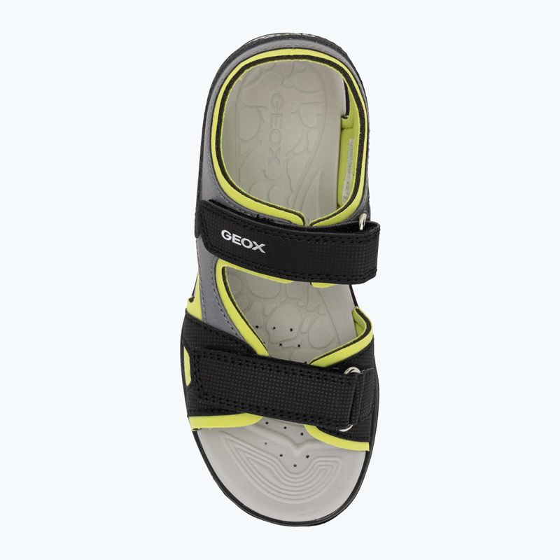 Сандалі дитячі Geox Vaniett black/light green 5