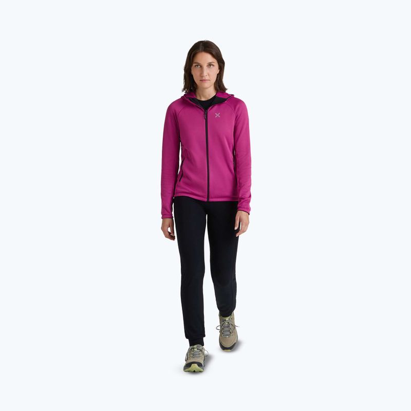 Кофта жіноча Montura Fadis Grid Hooded Maglia baton rougue 2