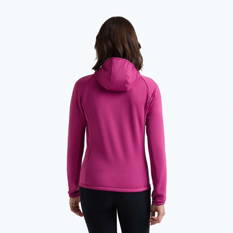 Кофта жіноча Montura Fadis Grid Hooded Maglia baton rougue 3