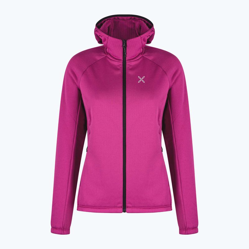 Кофта жіноча Montura Fadis Grid Hooded Maglia baton rougue 7