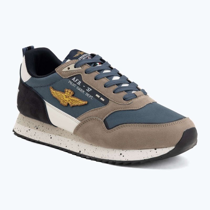 Кросівки чоловічі Aeronautica Militare SC0288UCT03545 multicolor jeans/sabbia