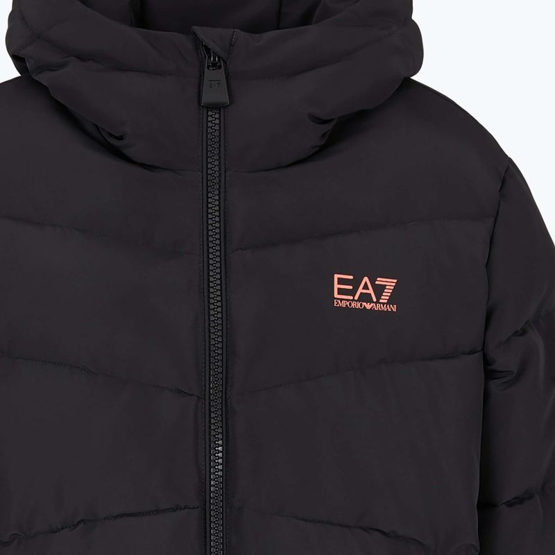 Куртка жіноча EA7 Emporio Armani Train Logo Series Extra Padded Tape black 3