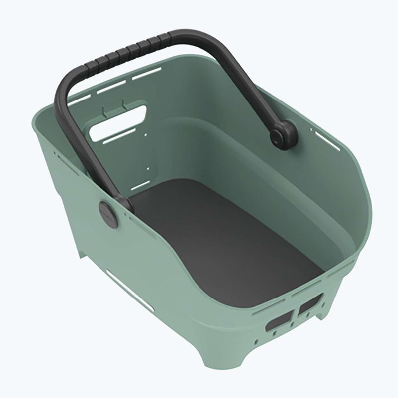 Кошик велосипедний задній Basil Cento Neo MIK silvergreen 2