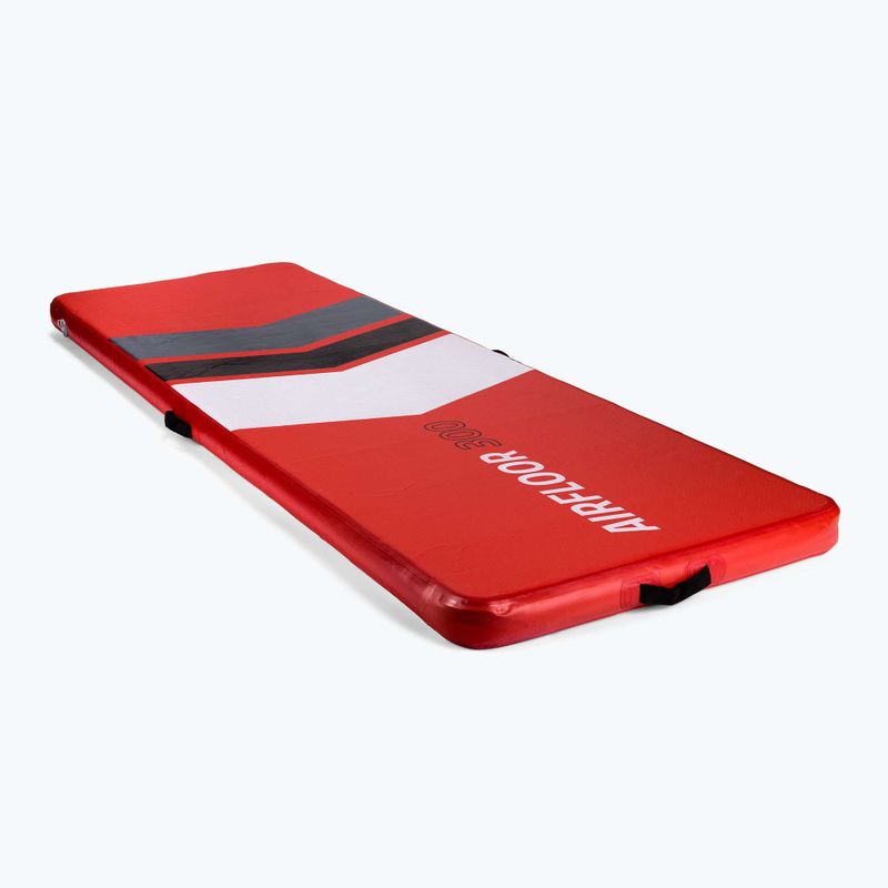Килимок тренувальний надувний Pure4Fun Turning Mat біло-червоний P4F940190