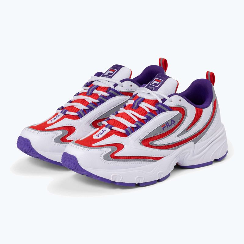 Кросівки жіночі FILA Actix white/fila red 9