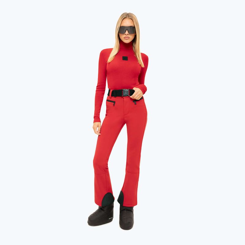 Штани гірськолижні жіночі Nikkie Gracy racing red 2