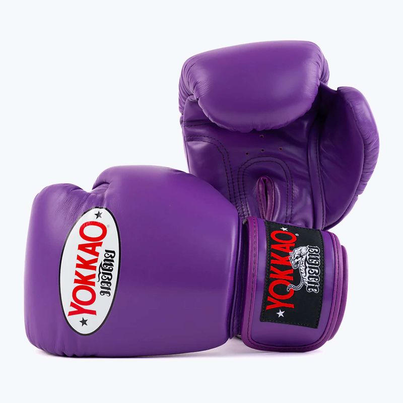 Рукавиці боксерські чоловічі YOKKAO Matrix flash purple